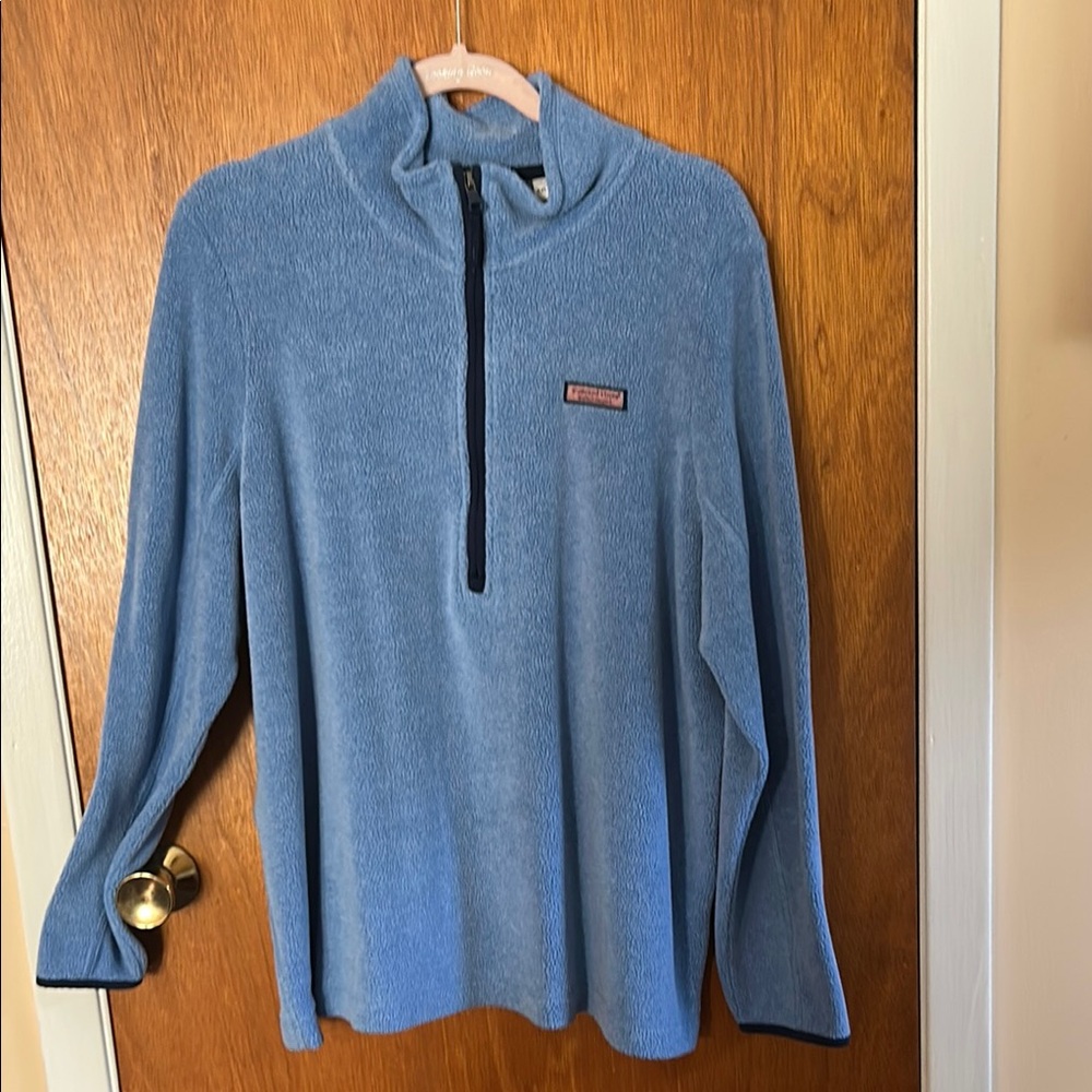 Vineyard Vines Blue Quarter-Zip Sweatshirt
